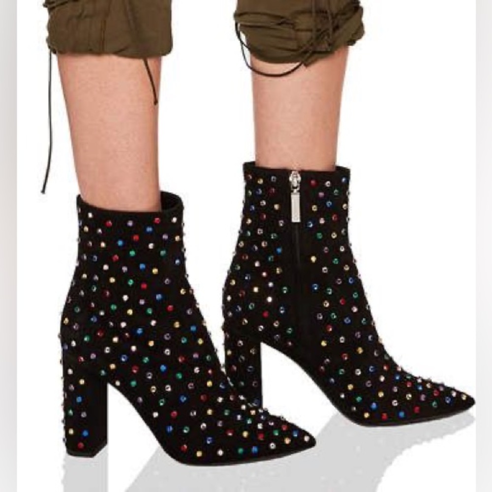Saint Laurent beaded ankle boots